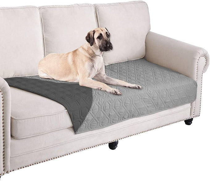Ameritex waterproof reversible dog bed cover for sofa and couch furniture pet blanket
