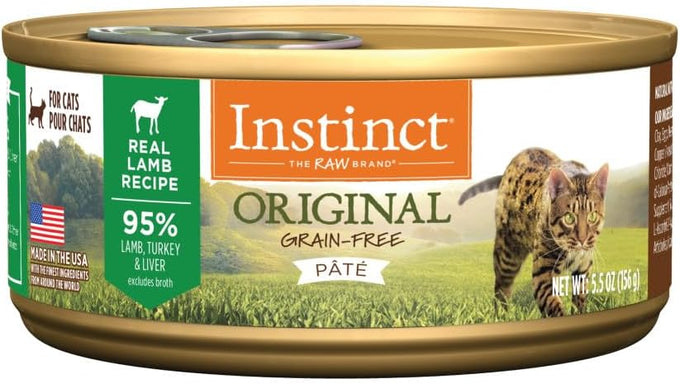 Instinct Original Grain Free Recipe Variety Pack Natural Wet Canned Cat Food by Nature's Variety, 3 Ounce (Pack of 12)