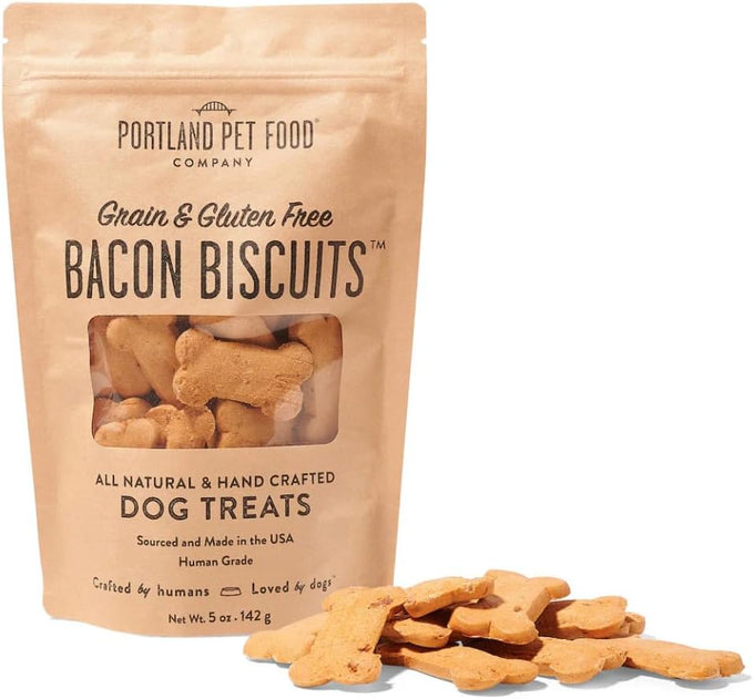 Portland Pet Food Company 3-Pack Grain-Free Pumpkin Dog Treats for Small, Medium, and Large Dogs - Human-Grade and All Natural