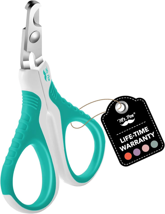 Mr. Pen Stainless Steel Cat Nail Clipper for Small and Medium Cats with Non Slip Handle