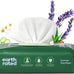 Earth Rated 3-in-1 Hypoallergenic Dog Wipes, Lavender Scented, 100 Count, 8" x 8", Biobased