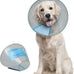 Supet adjustable dog cone collar for large medium small dogs, comfortable pet recovery, Elizabethan neck collar
