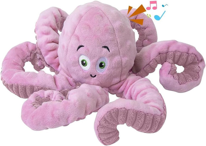 BuyPow Monkey Squeaky Dog Chew Toys, Interactive Tug of War Puppy Toys for Small, Medium, Large Dogs Soft and Durable