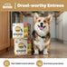 Human-Grade Wet Dog Food Entrée Variety Pack - 6 x 10 oz Pouches with Real Beef, Chicken, or Lamb