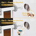 InnoTruth 29.5–40.75" baby gate with dual lock, 30" tall dog gates for doorways & hallways