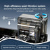 2.2 Gallon Ultra-Clear Nano Aquarium Starter Kit with LED Light and Filter