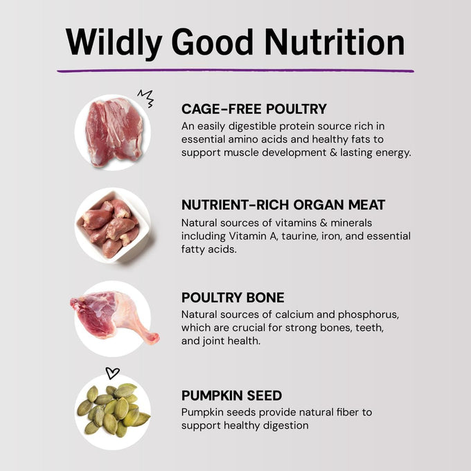 Stella & Chewy's Premium Duck & Goose Raw Cat Dinner Morsels, 98% Cage-Free, Grain-Free, Made in USA, 3.5 oz