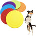 Bvrbaory 6 pack soft flying discs for small to medium dogs, safe on teeth, 6 colors, 7 inch diameter