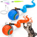 speedy interactive cat toy ball with feather tails automatic rolling indoor cat stimulation gift