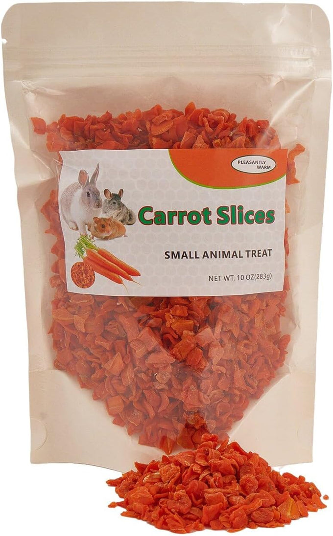 Carrot and Pea Flakes rabbit food, 100% natural, no additives, perfect snacks for herbivores, 1.5 lb