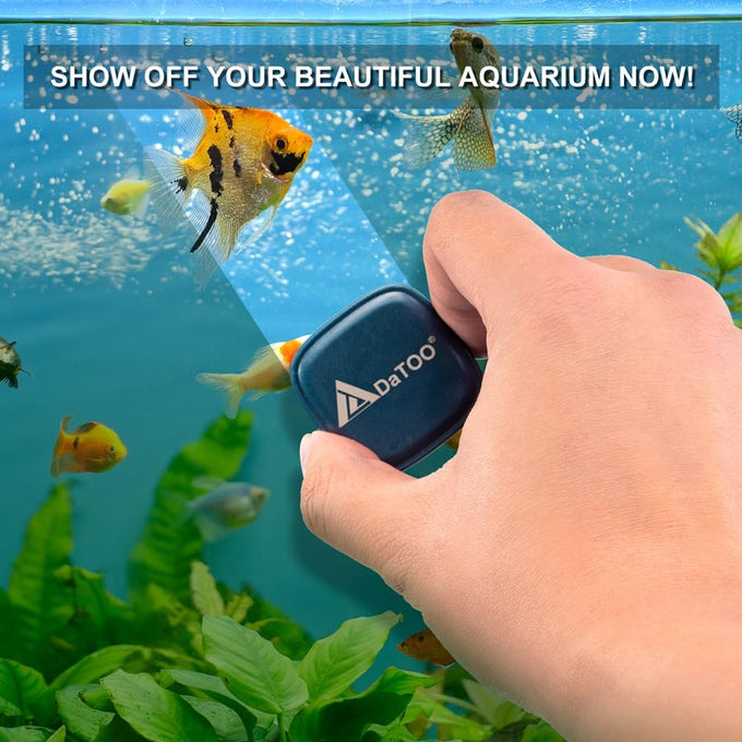 DaToo mini magnetic aquarium glass cleaner with super strong N38 NdFeB magnet 2600GS 140N