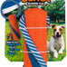 chuckit ultra bumper tug orange medium dog toy durable rubber floatable