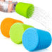 3 Piece Portable Orange Blue Green Silicone Outdoor Dog Shower for Bottles Attachment Accessory Camping Beach Hiking
