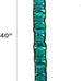 Outward Hound Durablez X-Large Blue Snake Plush Dog Toy, No Stuffing, 6 Jumbo Squeakers, 40"