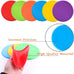 Bvrbaory 6 pack soft flying discs for small to medium dogs, safe on teeth, 6 colors, 7 inch diameter