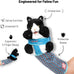 Cat Sumo Wrestler Puppet, Interactive Hand Mitt with Durable Protective Sleeve and Catnip for Safe Play