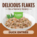 Instinct Flaked Entrée Wet Canned Cat Food Duck 5.5 Ounce Pack of 12 Grain Free High Protein