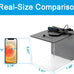AquaNeat 1 gallon betta fish tank kit with LED light and self-cleaning water filter pump