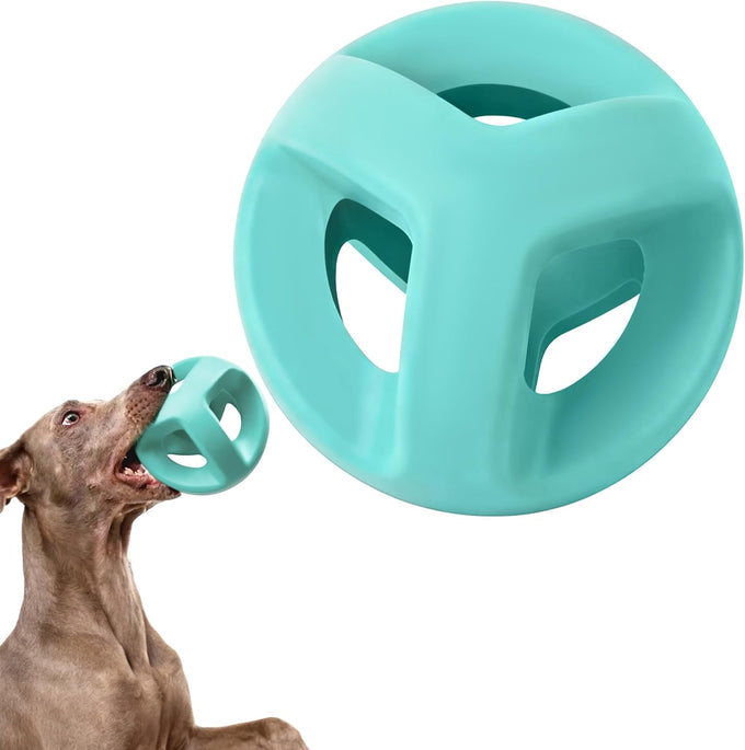 fida natural rubber dog balls for aggressive chewers 4.5 x 4.5 inches non-toxic durable