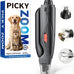 2-in-1 dog & cat nail clippers with light, sharp blade, painless quiet pet nail claw trimmers for small medium large pets