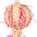 hand-woven natural rattan hot air balloon bird toy for small to medium parrots