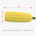 carllg dog chew toys for aggressive chewers, durable squeaky interactive dog toys corn stick toy for small medium large breeds