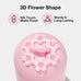 Vetreska pink cherry blossom scented dog poop bag dispenser with 105 leak proof pet waste bags for cats