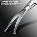 Premium 4CR titanium-plated stainless steel dog grooming scissors with safety round tips and ergonomic design