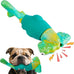 Bikisens hammerhead shark dog toys for aggressive chewers, green, 8.46in, medium/large breed
