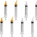 pet feeding syringe with silicone nipple 5ml and 10ml syringes for newborn kittens puppies and small animals