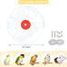 Bird Creative Foraging System Wheel Seed Food Ball Rotate Training Toy for Small Parrots