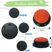 Gelabur set of 4 dog buttons for communication, voice recordable and classroom activities, pet training talking buttons starter set