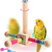 kyouki bird perch toy parakeets toy colorful sisal rope spinning stand medium size