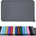 Reopet waterproof non-slip silicone pet feeding mat for dogs and cats with high raised edges