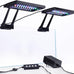 hygger clip on aquarium led light with multi-channel controller 7 color options 24/7 lighting