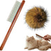 Faux Rabbit Fur Catnip Ball for Indoor Cats, Soft and Washable, Fun to Chase for Exercise and Bonding (1pc)