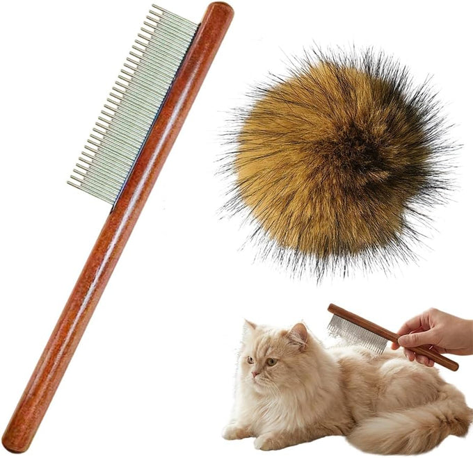 Faux Rabbit Fur Catnip Ball for Indoor Cats, Soft and Washable, Fun to Chase for Exercise and Bonding (1pc)