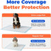 Baby Blue XL Puppy Pads 100 Count - Super Absorbent, Quick-Dry, Odor Control, and Leak-Proof for Indoor Dogs