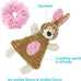 volacopets pink puppy toys for small dogs 5-pack teething chew toys boredom