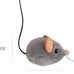 Catstages Squeak Squeak Mouse Cat Toy with Touch-Activated Sound, Catnip, and Soft Plush Gray