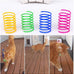 Andiker 12-piece sturdy and heavy plastic interactive cat spiral spring toys for kittens in 4 bright colors