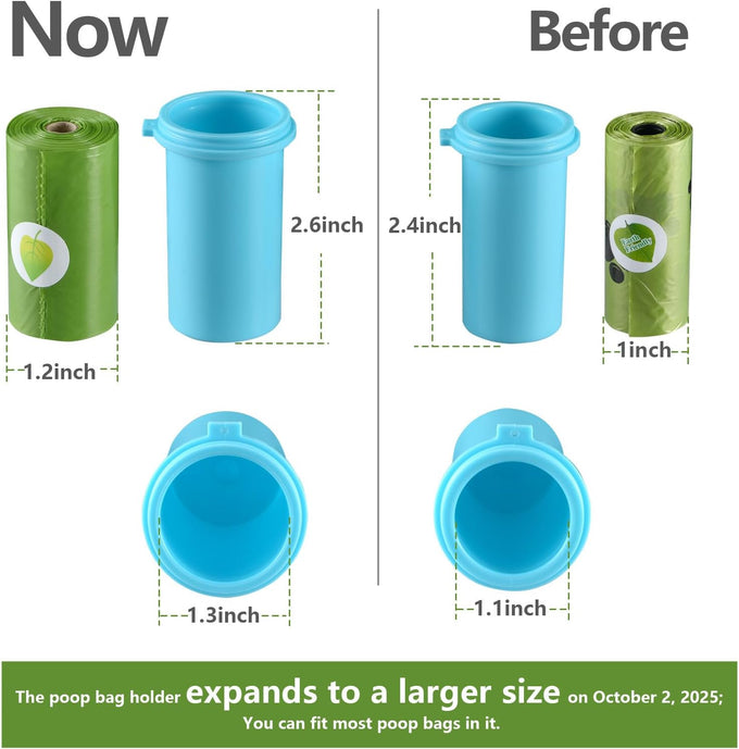 Cibaabo 12oz and 20oz Dog Water Bottle with Food Container & Poop Bag Holder