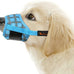Heele Soft Nylon Dog Muzzle, Anti Biting Barking Chewing, Adjustable Breathable Pets Muzzle for Small Medium Large Dogs, 4 Colors 4 Sizes