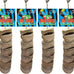 Bird Kabob Original - Eco-Friendly Yucca Wood Stimulator for Parrots - 4 Pack