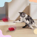 27-piece indoor cat toy set with plush balls, spring mice, and crinkle balls for boredom relief and self play