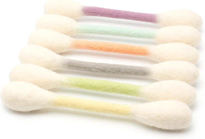 Glaciart One Swab Cat Toys with Organic Catnip - 6 Pack | Durable, Interactive, and Eco-Friendly Cat Accessories