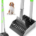 TOOGE 38" Long Handle Stainless Metal Dog Pooper Scooper for Medium Small Dogs Pet Waste