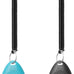 black-blue dog training clicker with adjustable wrist and keyring for pet training tools
