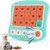 petsta dog puzzle toy, 10 inch x 10 inch x 1.3 inch, squeak button, 16-hole treat dispenser