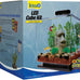 Tetra 3-gallon cube-shaped aquarium kit with pedestal base, LED light, and filter for small tropical fish
